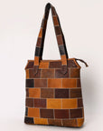 OHLAY OHZX120 Tote Genuine Leather Women Bag Western Handbag Purse