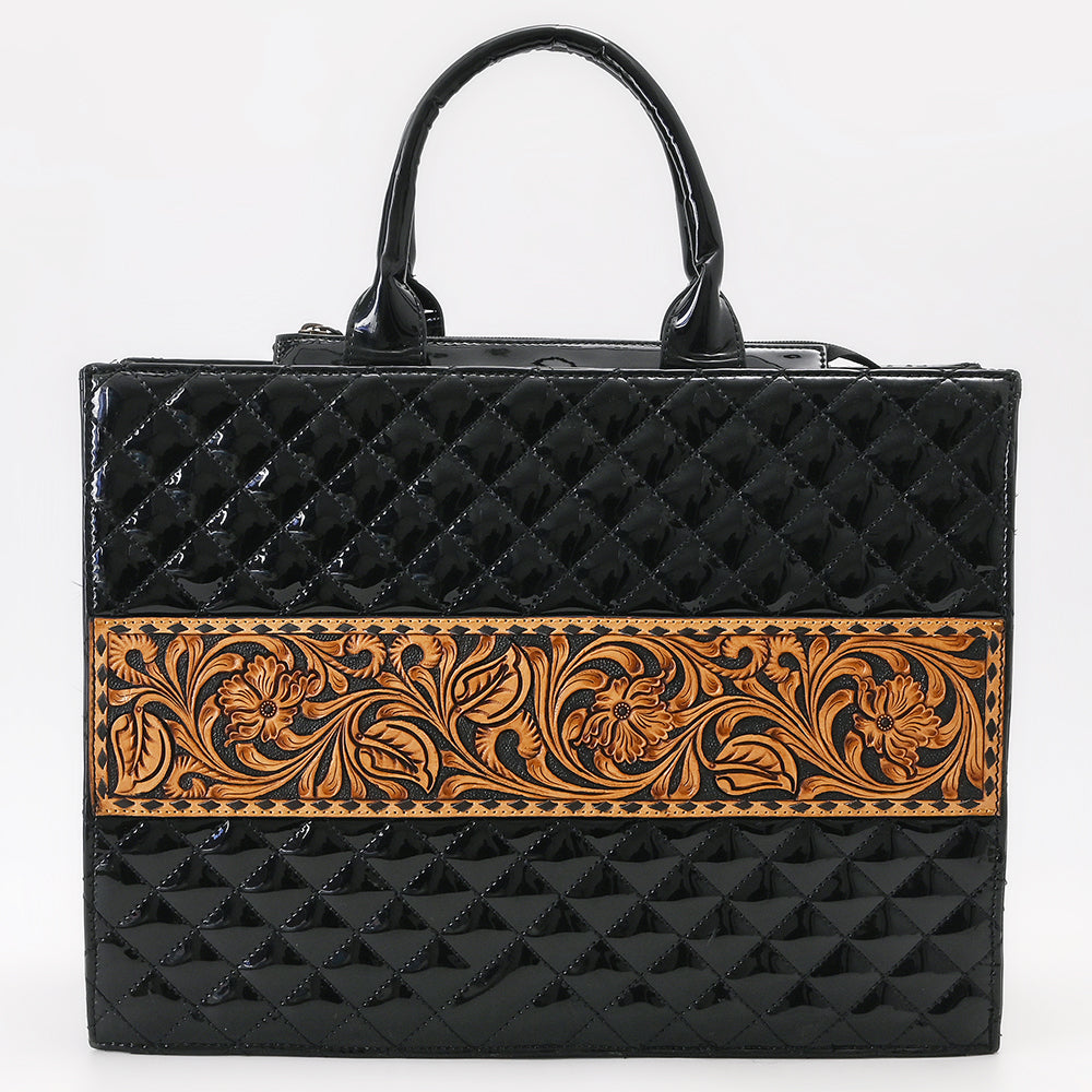 American Darling Tote Hand Tooled Genuine Leather women bag western handbag purse