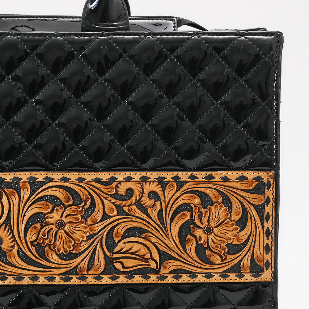 American Darling Tote Hand Tooled Genuine Leather women bag western handbag purse