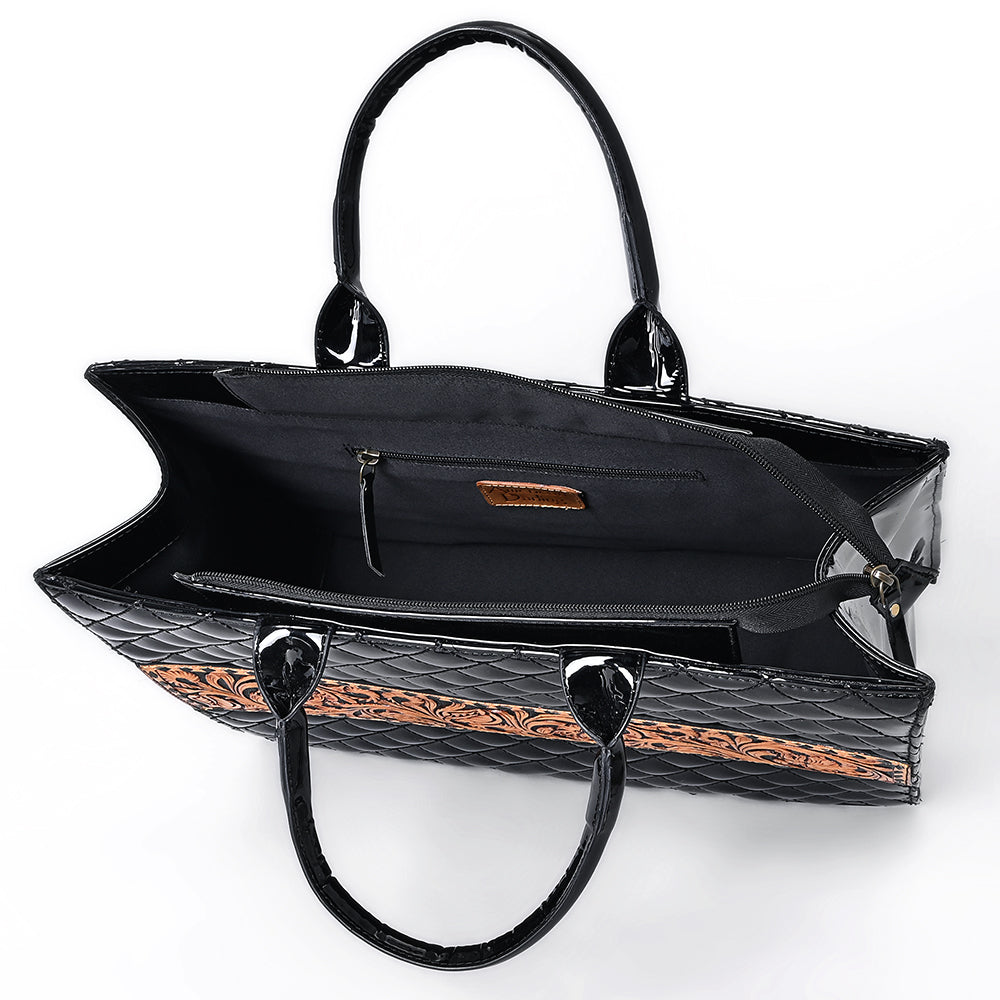 American Darling Tote Hand Tooled Genuine Leather women bag western handbag purse