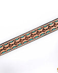 HILASON Western Horse Hand Carved American Leather Breast Collar Headstall