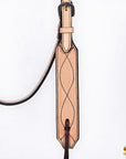 HILASON Western Horse Hand Carved American Leather Breast Collar Headstall