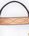 HILASON Western Horse Hand Carved American Leather Breast Collar Headstall