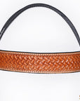 HILASON Western Horse Headstall & Breast Collar American Leather Floral Carving