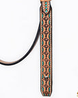 HILASON Western Horse Headstall & Breast Collar American Leather Floral Carving
