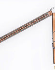 HILASON Western Horse Headstall & Breast Collar American Leather Floral Carving