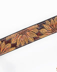 HILASON Western Horse Headstall & Breast Collar American Leather Floral Carving