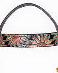 HILASON Western Horse Hand Carved American Leather Breast Collar Headstall