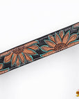 HILASON Western Horse Headstall & Breast Collar American Leather Floral Carving
