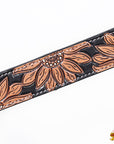HILASON Western Horse Headstall & Breast Collar American Leather Floral Carving