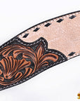 HILASON Western Horse Hand Carved American Leather Breast Collar Headstall