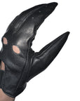 HILASON Genuine Leather Men's Driving Show Left Hand Glove Black