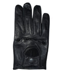 HILASON Genuine Leather Men's Driving Show Right Hand Glove Black