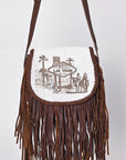 American Darling Crossbody Genuine Leather women bag western handbag purse