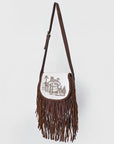 American Darling Crossbody Genuine Leather women bag western handbag purse