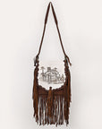 American Darling Crossbody Hair-On Genuine Leather Women Bag Western Handbag Purse