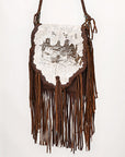 American Darling Crossbody Hair-On Genuine Leather Women Bag Western Handbag Purse