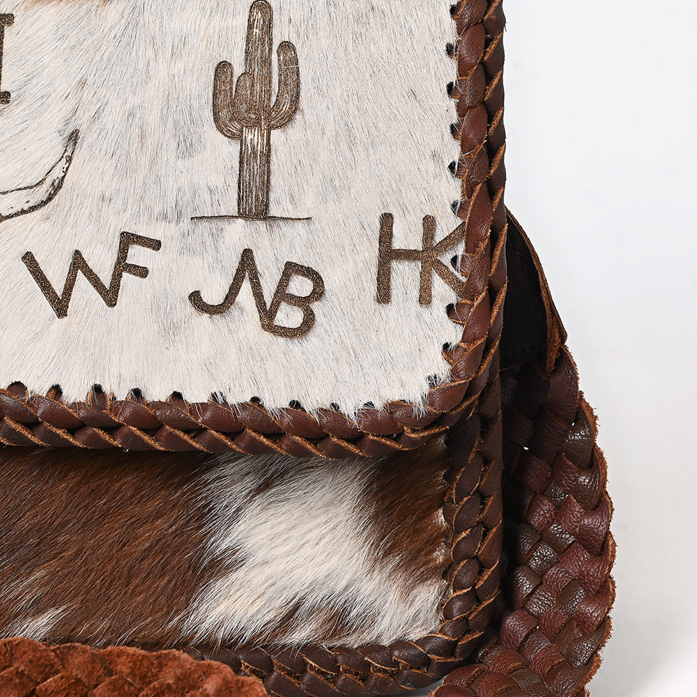 American Darling Crossbody Hair-On Genuine Leather Women Bag Western Handbag Purse
