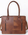 American Darling Hand Tooled Hair On Genuine Leather Women Bag Western Handbag Purse