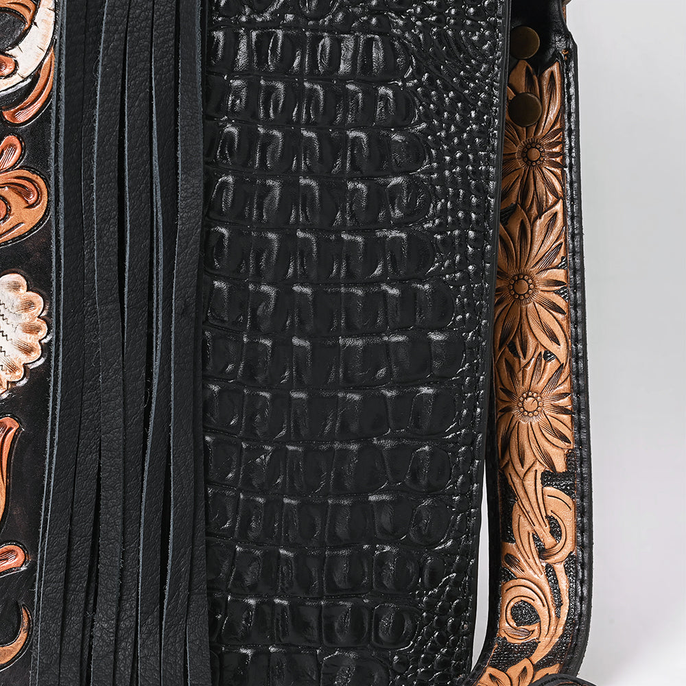 American Darling Tote Hand Tooled Saddle Blanket Genuine Leather Women Bag Western Handbag Purse