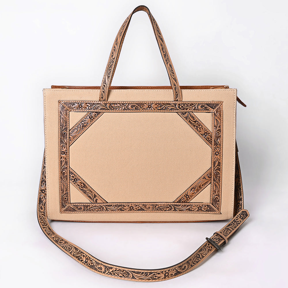 American Darling Tote Hand Tooled Saddle Blanket Genuine Leather Women Bag Western Handbag Purse