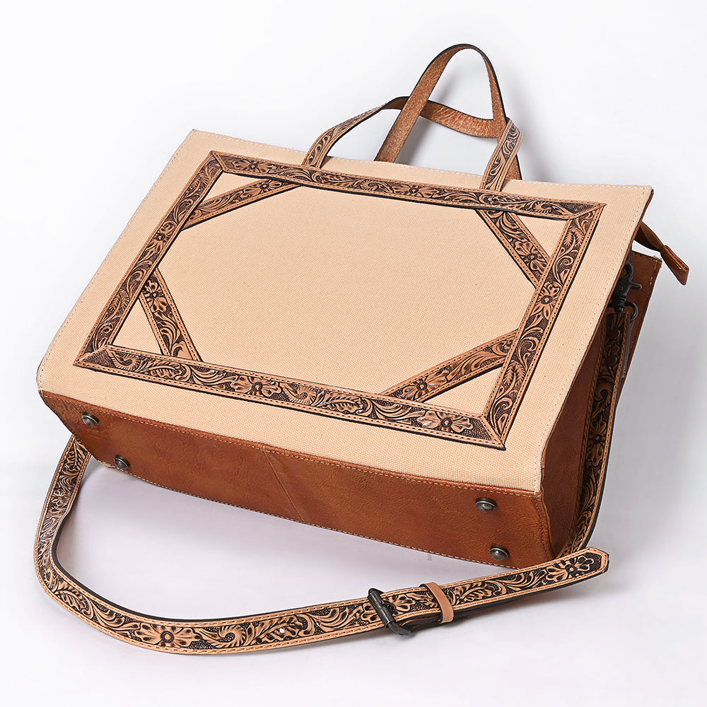 American Darling Tote Hand Tooled Saddle Blanket Genuine Leather Women Bag Western Handbag Purse