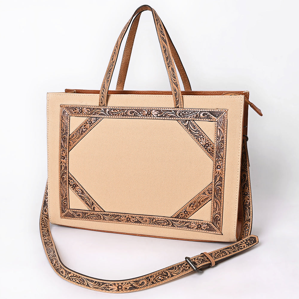 American Darling Tote Hand Tooled Saddle Blanket Genuine Leather Women Bag Western Handbag Purse