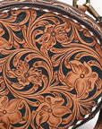 American Darling Canteen Bag Beautifully Hand Tooled Leather women