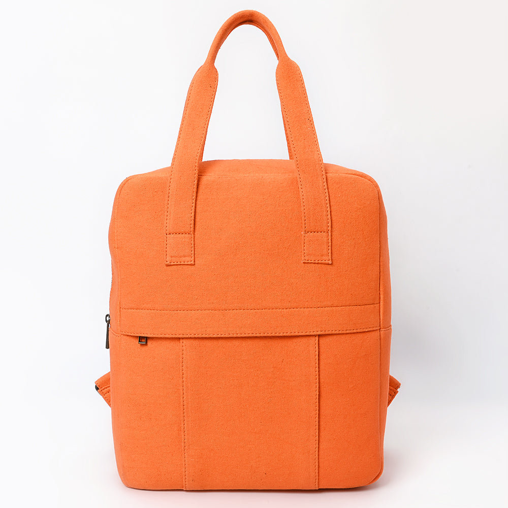 OHLAY Tote Upcycled Canvas  Genuine Leather Women Bag Western Handbag Purse