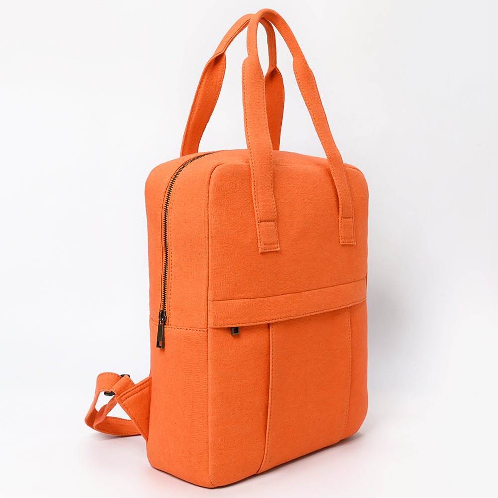 OHLAY Tote Upcycled Canvas  Genuine Leather Women Bag Western Handbag Purse
