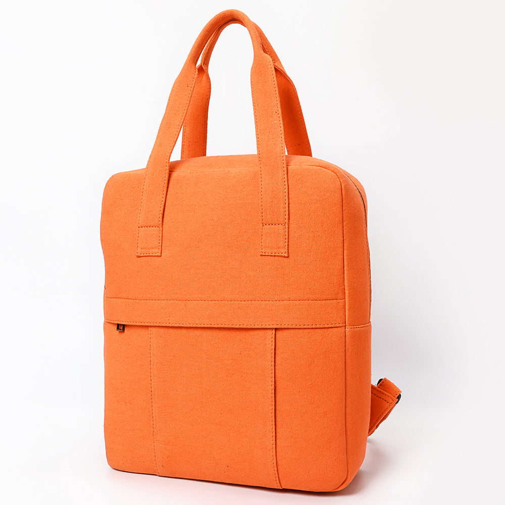 OHLAY Tote Upcycled Canvas  Genuine Leather Women Bag Western Handbag Purse