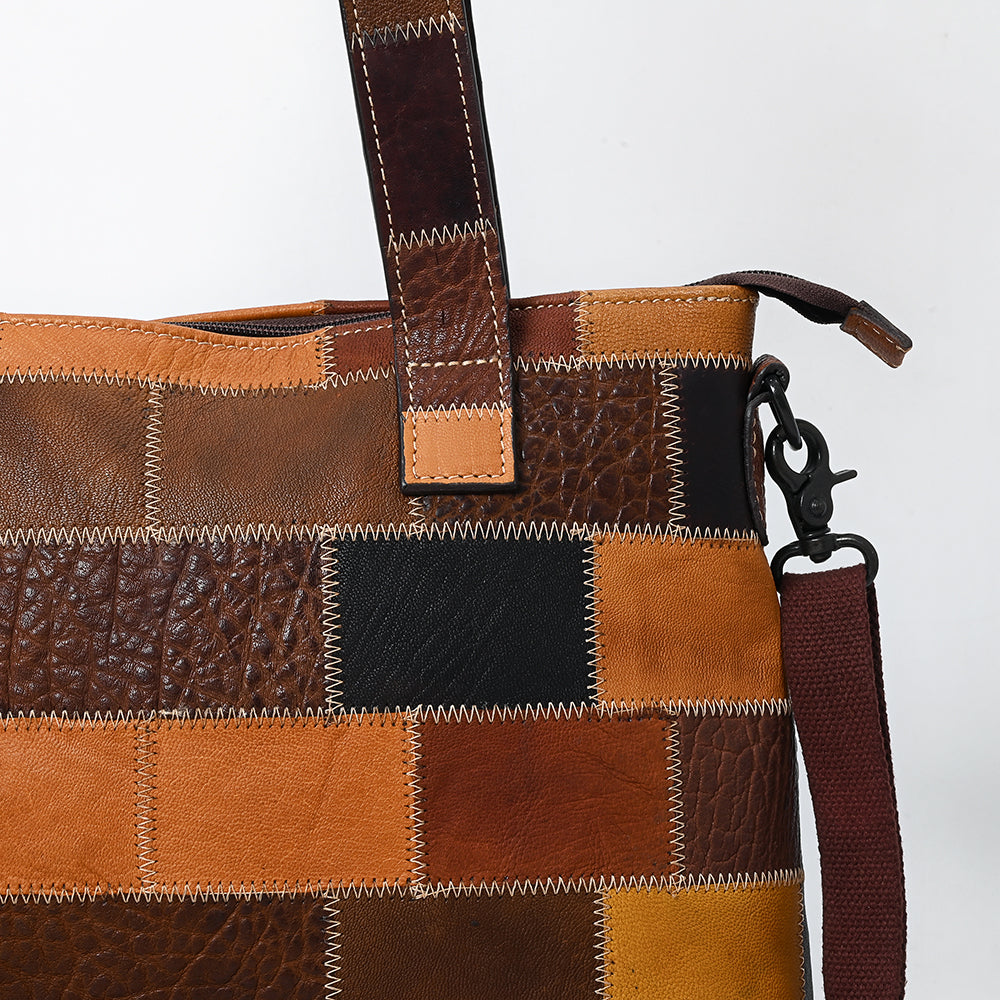 OHLAY OHZX128 Tote Genuine Leather Women Bag Western Handbag Purse