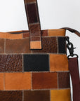 OHLAY OHZX128 Tote Genuine Leather Women Bag Western Handbag Purse