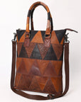 OHLAY OHZX131 Tote Genuine Leather Women Bag Western Handbag Purse