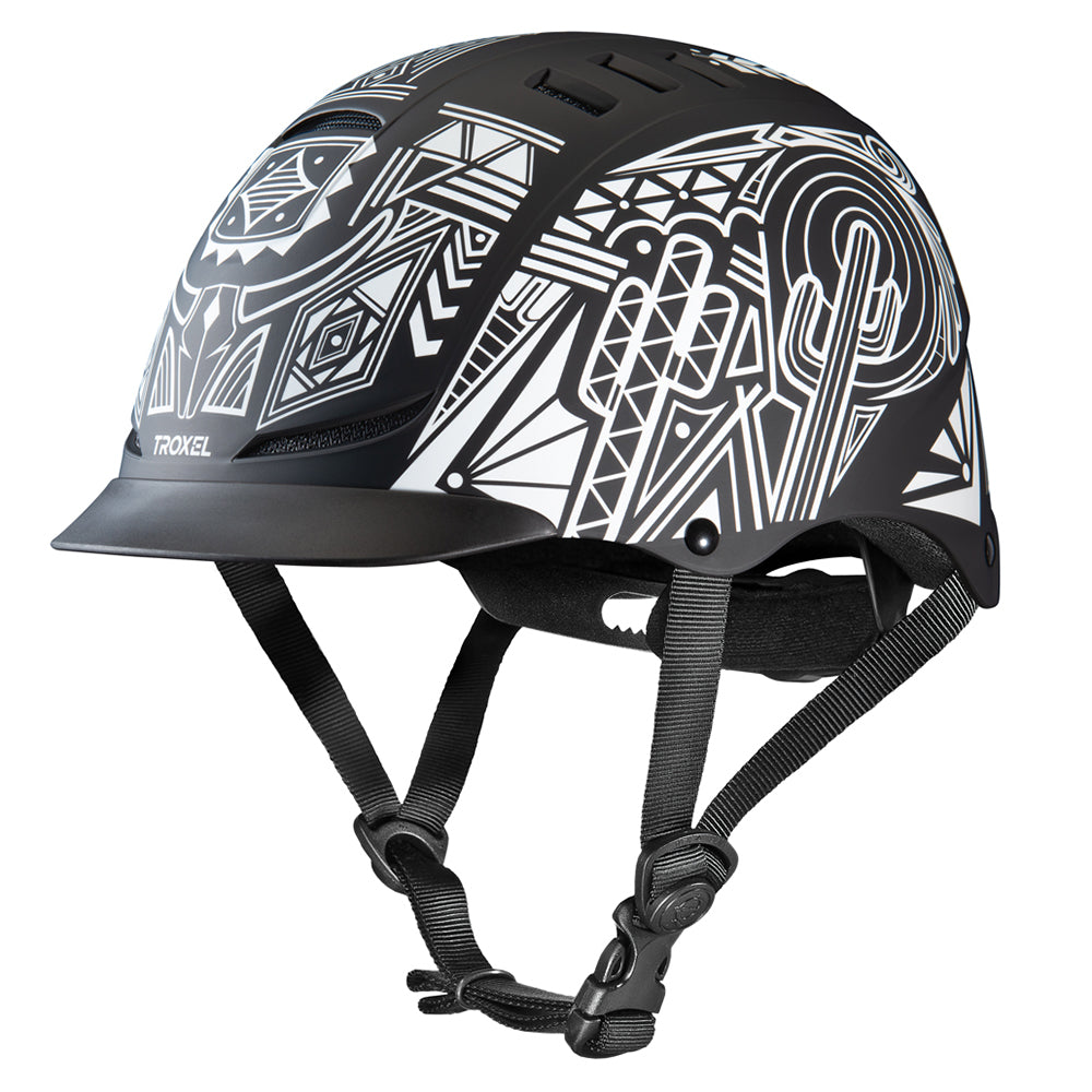 Troxel Incredible Comfort Spirit Horse Riding Lightweight Protective Helmet X-Small Black &amp; White