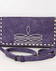 American Darling Western Small Cross Body Genuine Leather Handbag Purse Wallet Bag For Women Girls