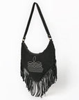 American Darling Small Crossbody Suede Genuine Leather Women Bag Western Handbag Purse