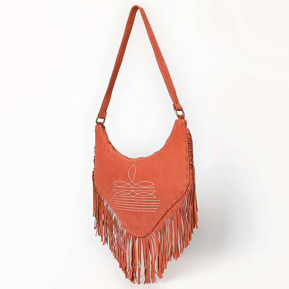 American Darling Small Crossbody Suede Genuine Leather Women Bag Western Handbag Purse