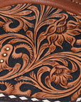 American Darling Jewelry Case Hand Tooled Genuine Leather Women Bag Western Handbag Purse