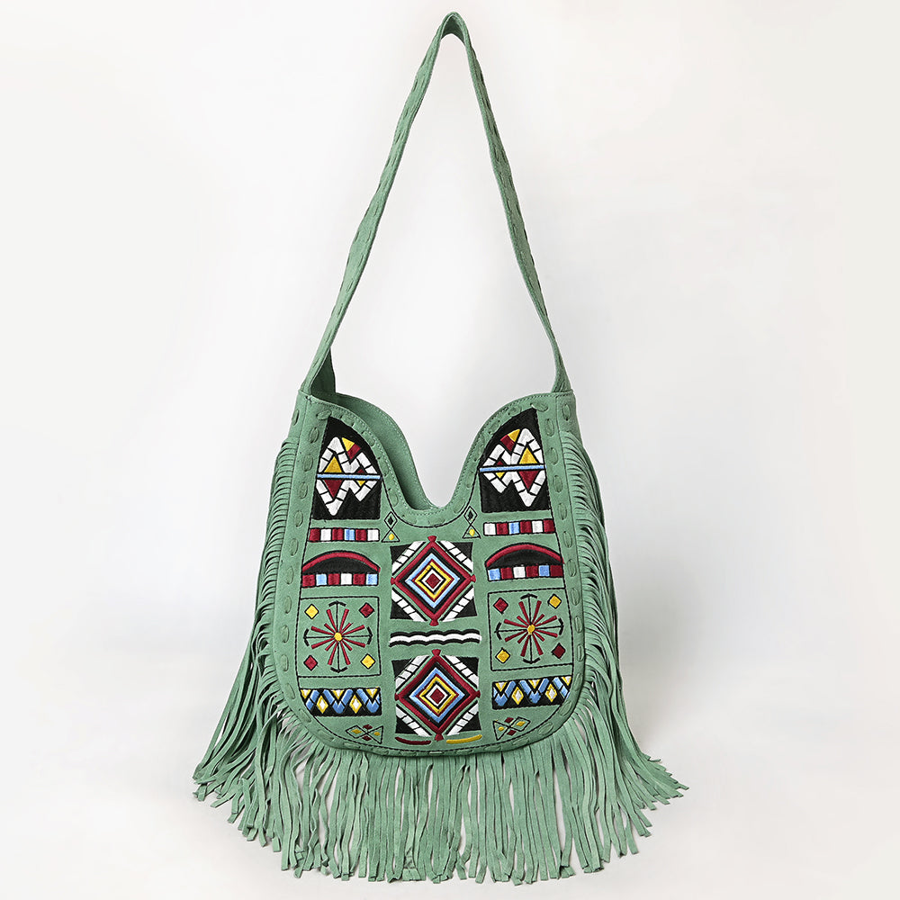 American Darling Small Crossbody Suede Genuine Leather Women Bag Western Handbag Purse