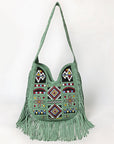 American Darling Small Crossbody Suede Genuine Leather Women Bag Western Handbag Purse