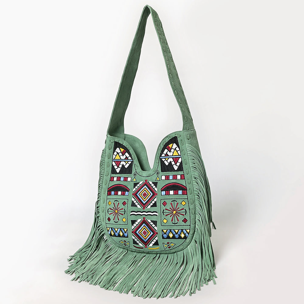 American Darling Small Crossbody Suede Genuine Leather Women Bag Western Handbag Purse