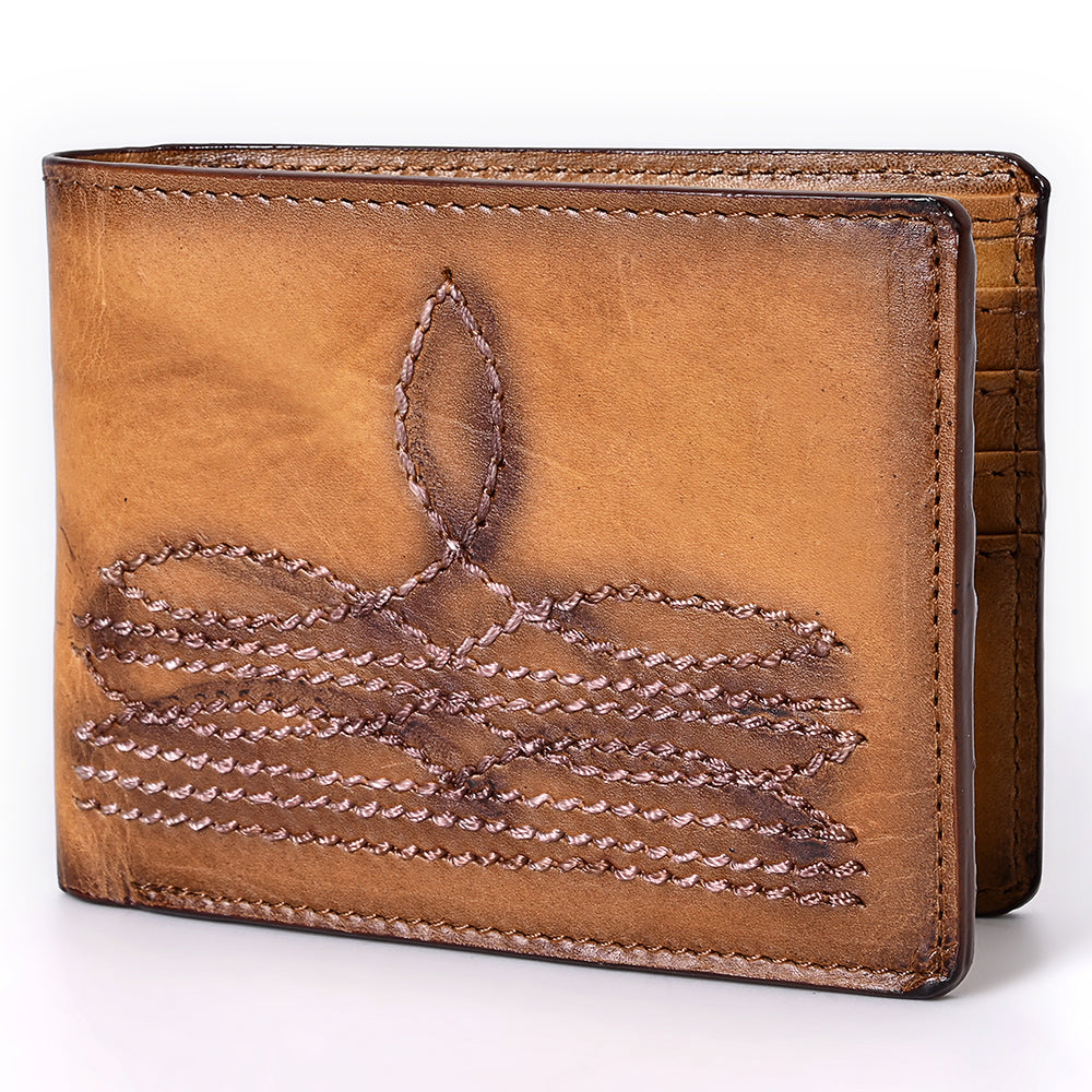 American Darling Wallet Genuine Leather Bifold Wallet For Men &amp; Women Unisex Purse |