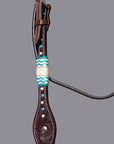 BAR H EQUINE Western Horse Genuine Leather Tack Set Dark Brown