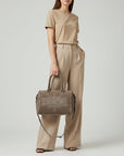 American Darling Duffel Genuine Suede Leather women's bag, western handbag, purse| handbag | Hand tooled purse