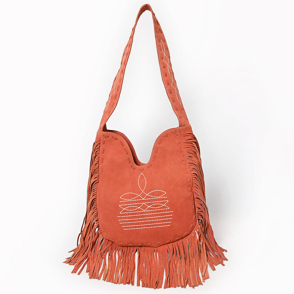 American Darling Small Crossbody Suede Genuine Leather Women Bag Western Handbag Purse