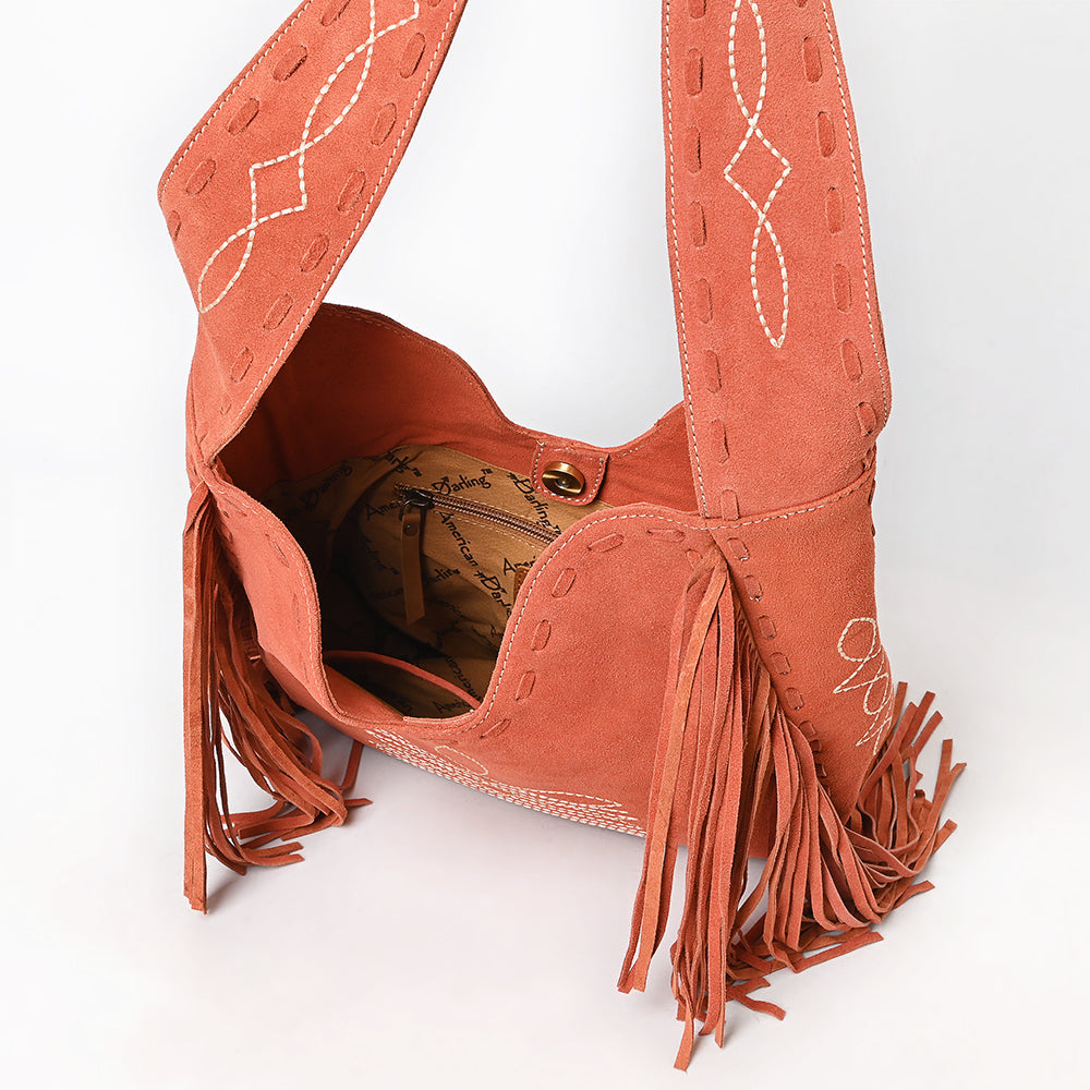 American Darling Small Crossbody Suede Genuine Leather Women Bag Western Handbag Purse