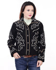 American Darling ADJKT064 Genuine Suede leather Women shirt  jacket  dress ladies girl