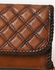 American Darling Western Cross Body Genuine Leather Handbag Purse Wallet Bag For Women Girls Brown