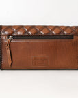 American Darling Western Cross Body Genuine Leather Handbag Purse Wallet Bag For Women Girls Brown